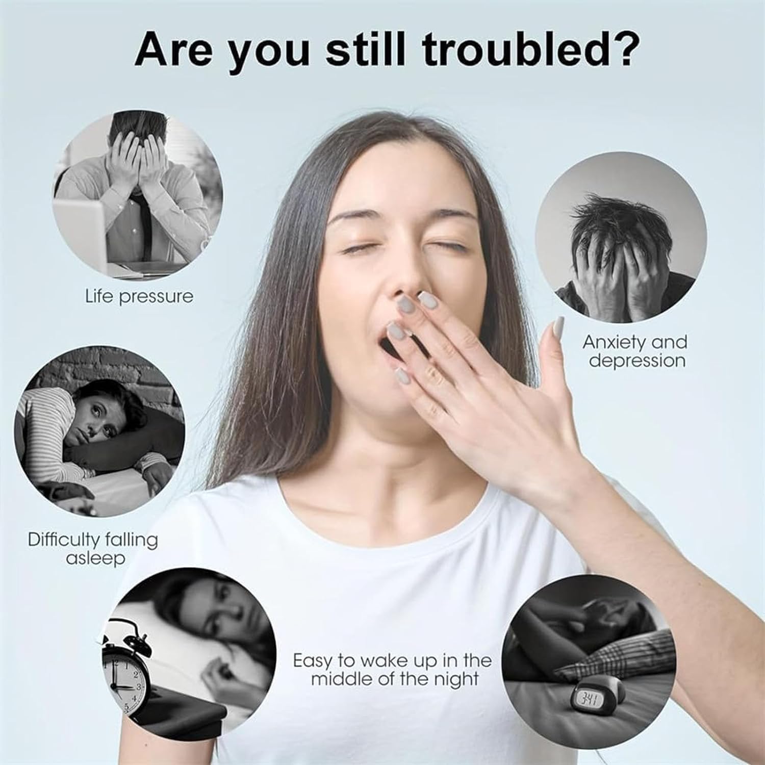 Sleep Aid Hand-held Micro-current Intelligent Relieve Anxiety Depression Fast Sleep Instrument Sleeper Therapy Insomnia Device